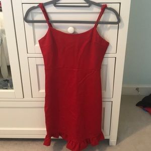 Lulus right red bodycon dress